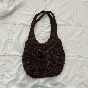 crochet shoulder bag